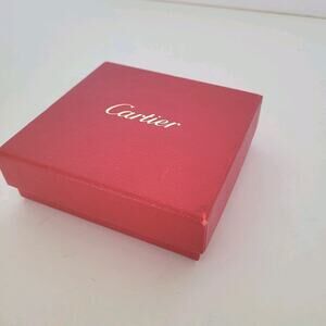 Cartier Empty Box For Mini Wallet Sleeper Small Accessory Jewelry 4x3x1 Red